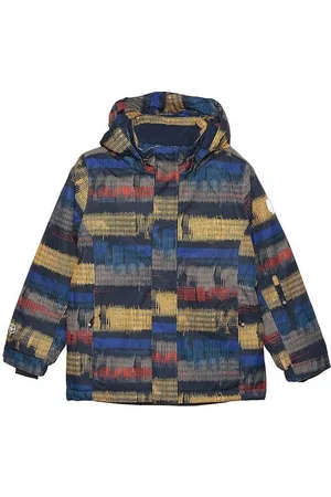 Color Kids Winterjacke Jungen Skijacke AOP 741119 blau gelb - Verkäufer: highway-shop