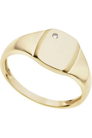 Firetti Siegelring Schmuck Geschenk Gold 333 Herrenring Fingerring Goldring, mit Brillant