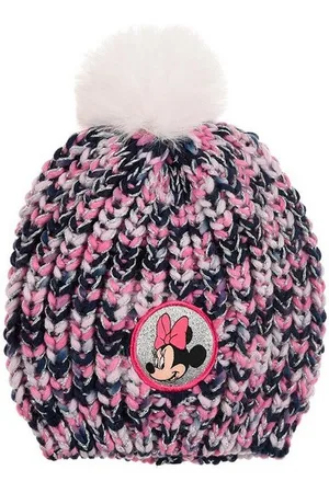 Disney Bommelmütze Kinder Mädchen Winter-Mütze Strick-Mütze mit Kunstpelz Bommel - Verkäufer: Yuhu Trading GmbH
