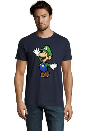 Blondie & Brownie T-Shirt Herren Luigi Retro Konsole Mario Peach Yoshi Gaming - Verkäufer: Hubihu
