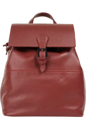 Cluty Cityrucksack, echt Leder, Made in Italy