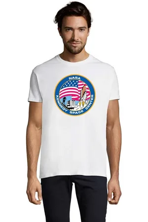 Blondie & Brownie T-Shirt Herren NASA Kennedy Space Center Rakete Sterne Elon X - Verkäufer: Hubihu