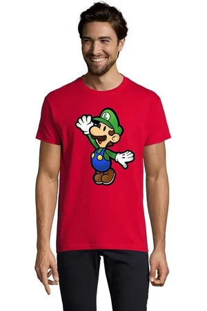 Blondie & Brownie T-Shirt Herren Luigi Retro Konsole Mario Peach Yoshi Gaming - Verkäufer: Hubihu