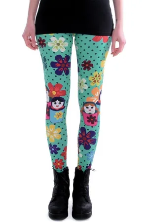 cosey Leggings Festival Leggings/Tights (Einheitsgröße XS-L) Matrjoschka - Verkäufer: PhoneNatic