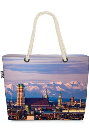 Void Strandtasche (1-tlg), München Münchener Siegestor Oktoberfest Bayern Frauenkirche Nymphenbu - Verkäufer: style3