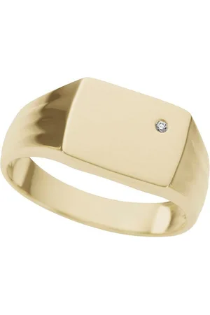 Firetti Siegelring Schmuck Geschenk Gold 333 Herrenring Fingerring Goldring, mit Brillant