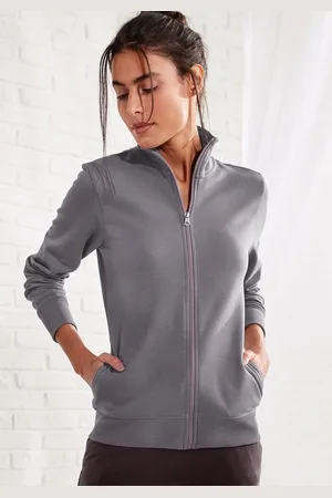 Bench Sweatjacke (1-tlg) mit bestickten Stehkragen, Loungeanzug