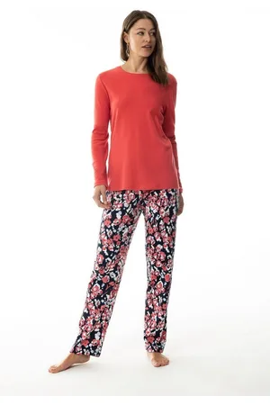 Mey Pyjama Damen Langarmpyjama 14084 night blue (1 Stück, 1 tlg., 1 Stück) - Verkäufer: Mein Style