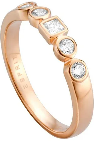 ESPRIT Silberring Ring Flow aus Sterlingsilber rosé mit Zirkonia - Verkäufer: Unique Jewelry GmbH