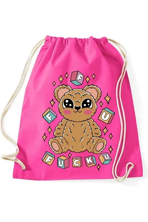 Youth Designz Turnbeutel F*ck you Teddy Baumwoll Tasche Turnbeutel, mit Teddybär Print - Verkäufer: EmDa Trading GmbH