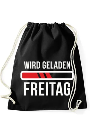 Youth Designz Turnbeutel "Freitag wird geladen" Baumwoll Tasche Turnbeutel, mit Print - Verkäufer: EmDa Trading GmbH