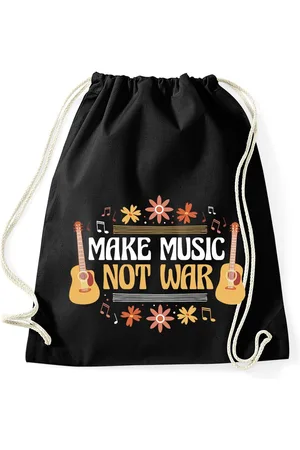 Youth Designz Turnbeutel "Make music not War" Tasche Turnbeutel, mit modischem Print - Verkäufer: EmDa Trading GmbH