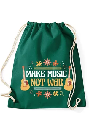 Youth Designz Turnbeutel "Make music not War" Tasche Turnbeutel, mit modischem Print - Verkäufer: EmDa Trading GmbH