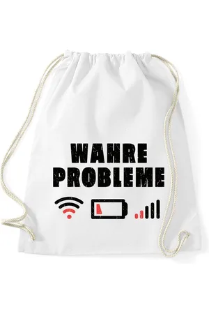 Youth Designz Turnbeutel "Wahre Probleme" Baumwoll Tasche Beutel - Verkäufer: EmDa Trading GmbH