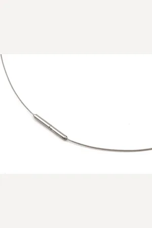 Boccia Halsreif Stahlreif Collier aus Edelstahl silikonummantelt Ø 0,6 mm - Verkäufer: Schmuck-Uhren-Trends