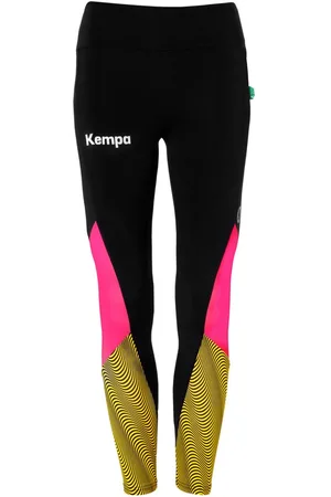 Kempa Lange Unterhose TIGHTS WOMEN BACK2COLOUR petrol/limonengelb - Verkäufer: Sport Seeger