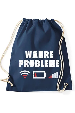 Youth Designz Turnbeutel "Wahre Probleme" Baumwoll Tasche Beutel - Verkäufer: EmDa Trading GmbH