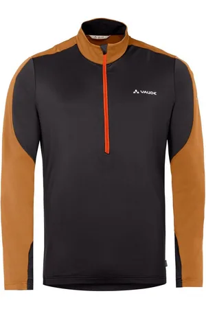 Vaude Rollkragenshirt Me Livigno Halfzip II BLACK/SILT BROWN - Verkäufer: INTERSPORT Schwab