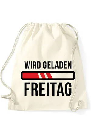 Youth Designz Turnbeutel "Freitag wird geladen" Baumwoll Tasche Turnbeutel, mit Print - Verkäufer: EmDa Trading GmbH