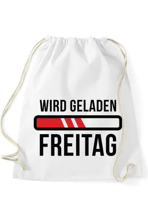 Youth Designz Turnbeutel "Freitag wird geladen" Baumwoll Tasche Turnbeutel, mit Print - Verkäufer: EmDa Trading GmbH