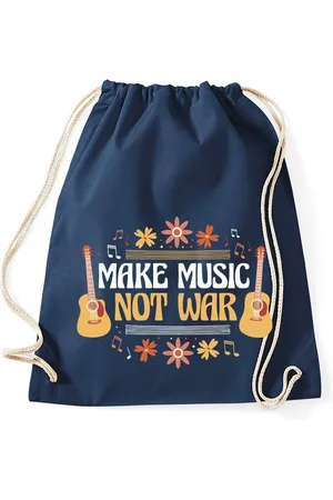 Youth Designz Turnbeutel "Make music not War" Tasche Turnbeutel, mit modischem Print - Verkäufer: EmDa Trading GmbH