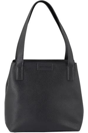 TOM TAILOR Shopper Miri zip, aus griffigem Lederimitat mit praktischen flachen Handgriffen
