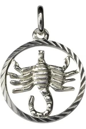 vivance collection Kettenanhänger 925/- Sterling Silber Sternzeichen Skorpion
