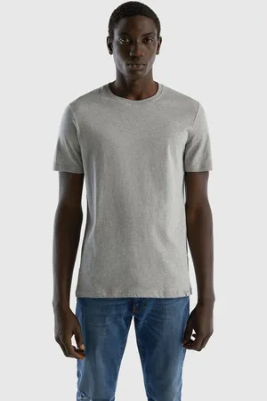 Benetton T-Shirt mit Markenlabel