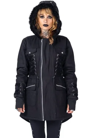 Vixxsin Blouson Emre Jacke Gothic Metal Schnürung - Verkäufer: Schompi Trading e.K.