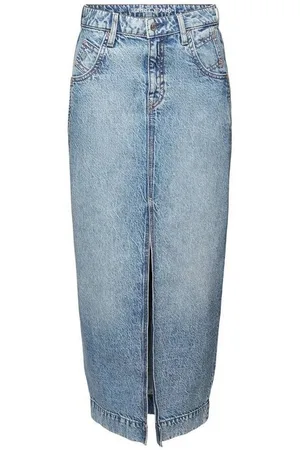 ESPRIT Sommerrock RCS COLUMN SKRT, BLUE LIGHT WASH - Verkäufer: Dettmer + Mueller KG