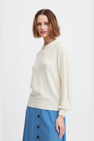 Atelier Rêve Strickpullover IRCHIBA LS Modischer Strickpullover mit Ajourstrick - Verkäufer: meinemarkenmode