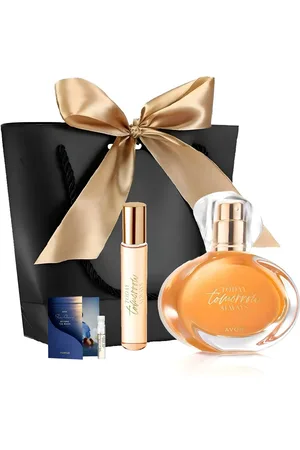 Avon Eau de Parfum TTA TOMORROW Spray 50ml, Taschenspray 10ml, für Damen, 4-tlg., Geschenkset, romantischer Flakon, langanhaltender Täglicher Duft - Verkäufer: Cultzen