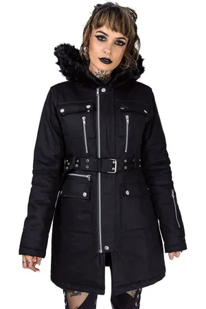 Vixxsin Blouson Elspeth Jacke Gothic Parka Metal Zipper Kurzmantel - Verkäufer: Schompi Trading e.K.