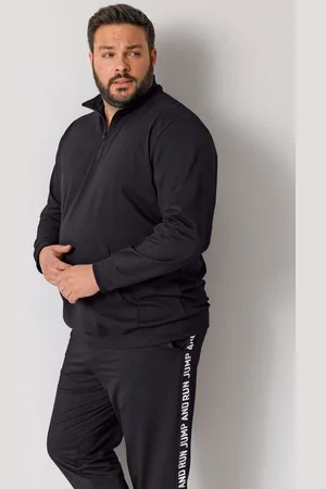 Men Plus Sweatshirt Men+ Sweattroyer Rücken-Schrift Stehkragen - Verkäufer: Popken Fashion Group