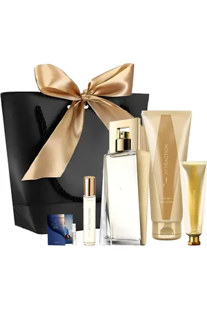 Avon Eau de Parfum ATTRACTION 50ml, Taschenspray 10ml Handcreme Duftprobe Geschenkset, 6-tlg., Duftendes Pflege-Geschenkset für Damen - Verkäufer: Cultzen