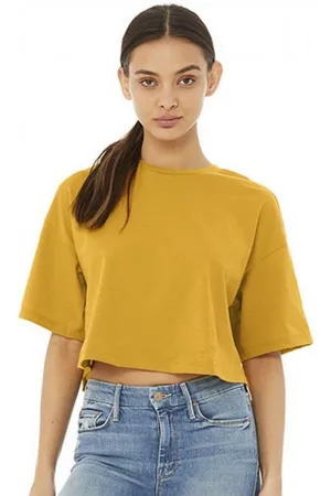 Bella + Canvas Rundhalsshirt Women´s Jersey Crop Tee XS bis XL - Verkäufer: Rexlander