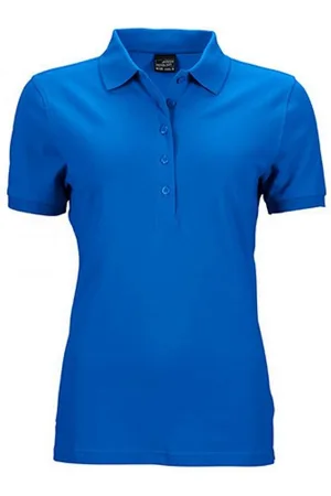 James & Nicholson Poloshirt Damen Elastic Polo Piqué / Taillierter Schnitt - Verkäufer: Rexlander