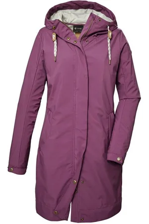 G.I.G.A. DX by killtec Softshellparka GS 16 WMN SFTSHLL PRK Wasserdichter, atmungsaktiver Parka aus recycelten Materialien