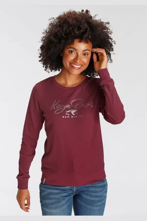 KangaROOS Sweatshirt Langarm, figurumspielende Passform