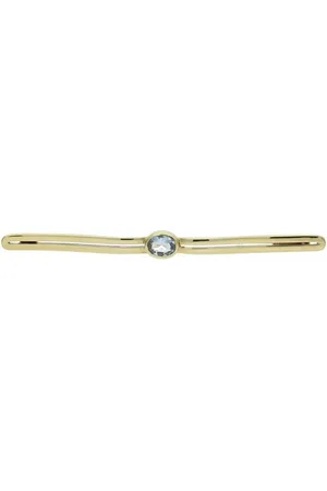 JuwelmaLux Brosche Brosche 585/000 (14 Karat) Gold mit Aquamarin JL30-01-2123 - Verkäufer: Juwelier-Bacak