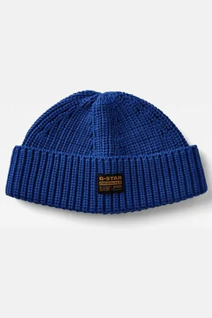 G-Star Strickmütze Originals Fisherman Beanie mit Label