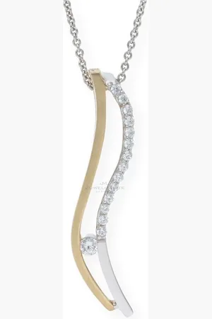 JuwelmaLux Kettenanhänger Anhänger 333/000 (8 Karat) Gold- und Weißgold mit Zirkonia (1-tlg), Schmuckanhänger - Verkäufer: Juwelier-Bacak