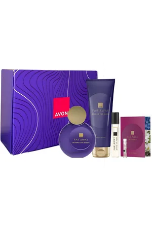 Avon Eau de Parfum FAR AWAY BEYOND THE MOON 50 ml, Taschenspray 10 ml, Körperlotion, 5-tlg., Langanhaltender Duft, Belle-de-Nuit-Blüte - Verkäufer: Cultzen