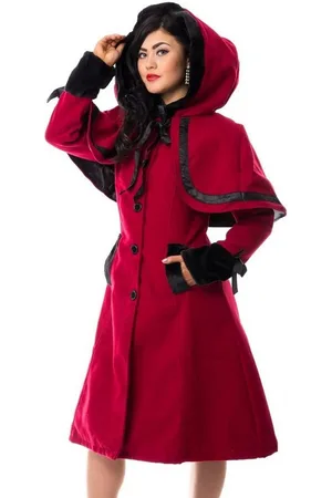 Vixxsin Wintermantel Elena Rockabilly Vintage Retro Cape - Verkäufer: Schompi Trading e.K.