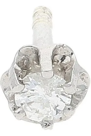JuwelmaLux Paar Ohrstecker Einzelohrstecker 585/000 (14 Karat) Weißgold mit Brillant J (kein Set, 2-tlg., inkl. edelm Schmucketui) - Verkäufer: Juwelier-Bacak