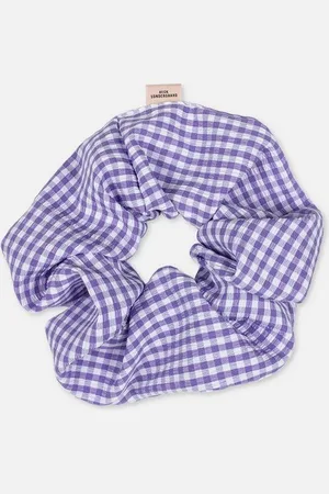 Beck Söndergaard Haargummi Cosette Scrunchie Damen kariert in Lavender Crysta) aus 100% Polyester - Verkäufer: Jan Eißmann