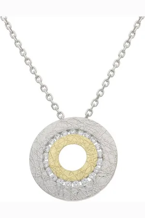 JuwelmaLux Kettenanhänger Anhänger 925/000 Sterling Silber bicolor synth. Zirkonia JL (1-tlg), Schmuckanhänger - Verkäufer: Juwelier-Bacak