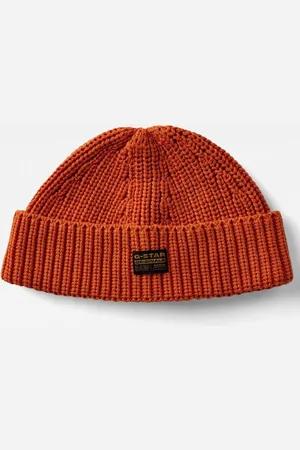 G-Star Strickmütze Originals Fisherman Beanie mit Label