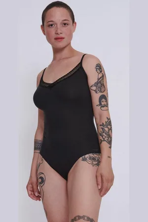 Sloggi Body GO Ribbed Body weiche Rippware mit Spitzenbesatz