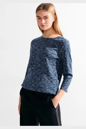 CECIL Langarmshirt mit Rundhalsausschnitt
